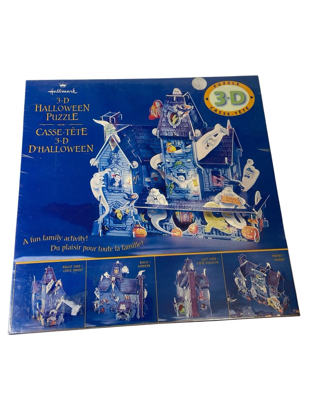 Hallmark Vintage 3D Halloween Haunted House Puzzle